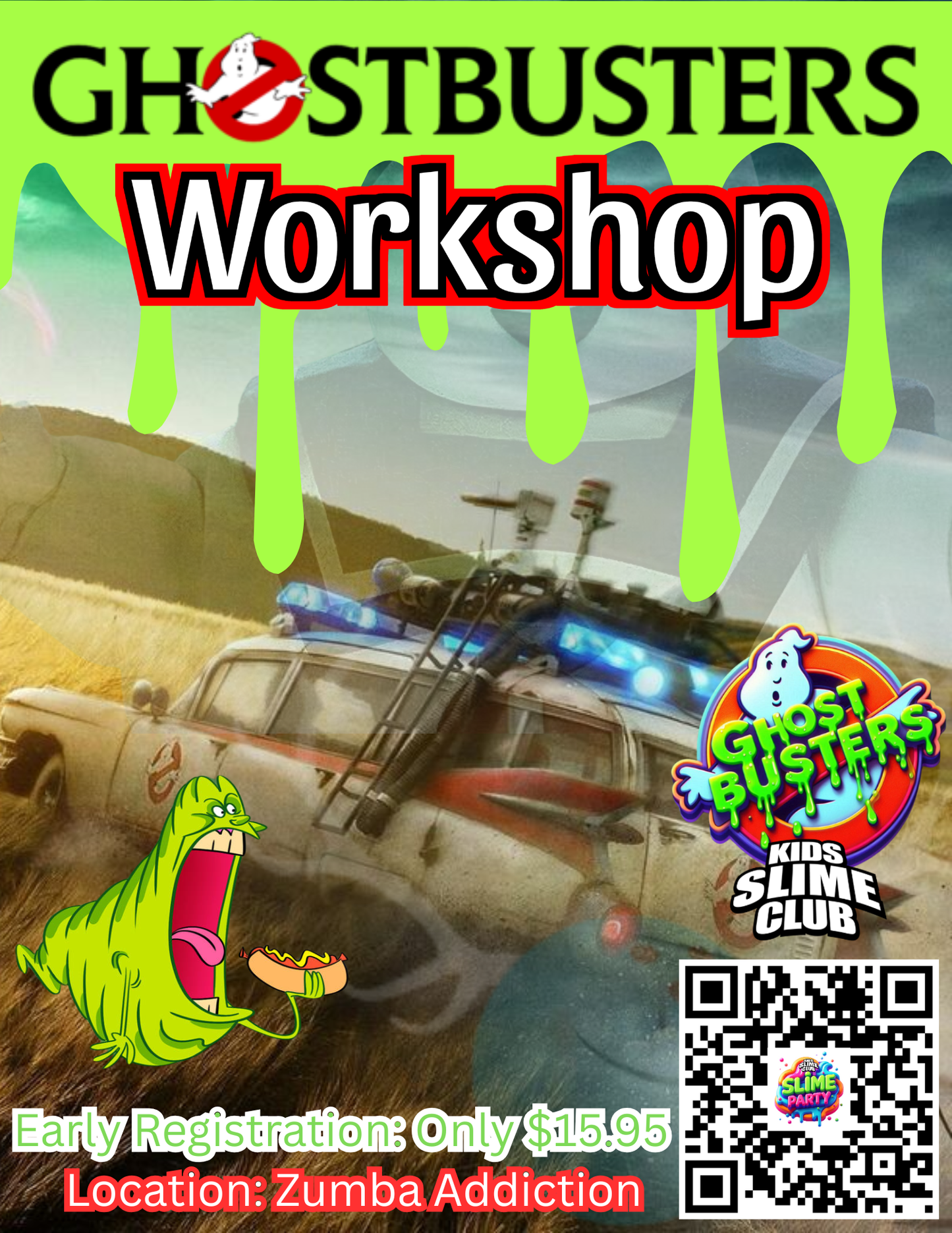 We Ain't Afraid Of No Ghost! Just Us For Our Special Ghostbusters Slime Workshop For Ages 3 And Up