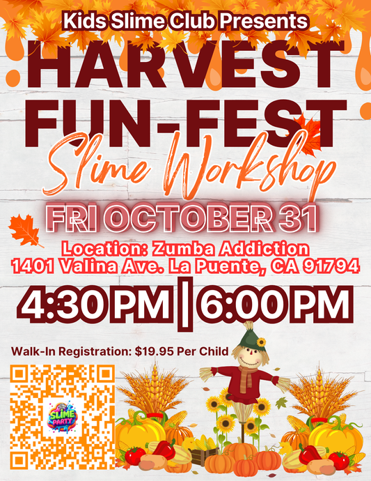 Harvest Fun-Fest Slime Workshop | Oct 31