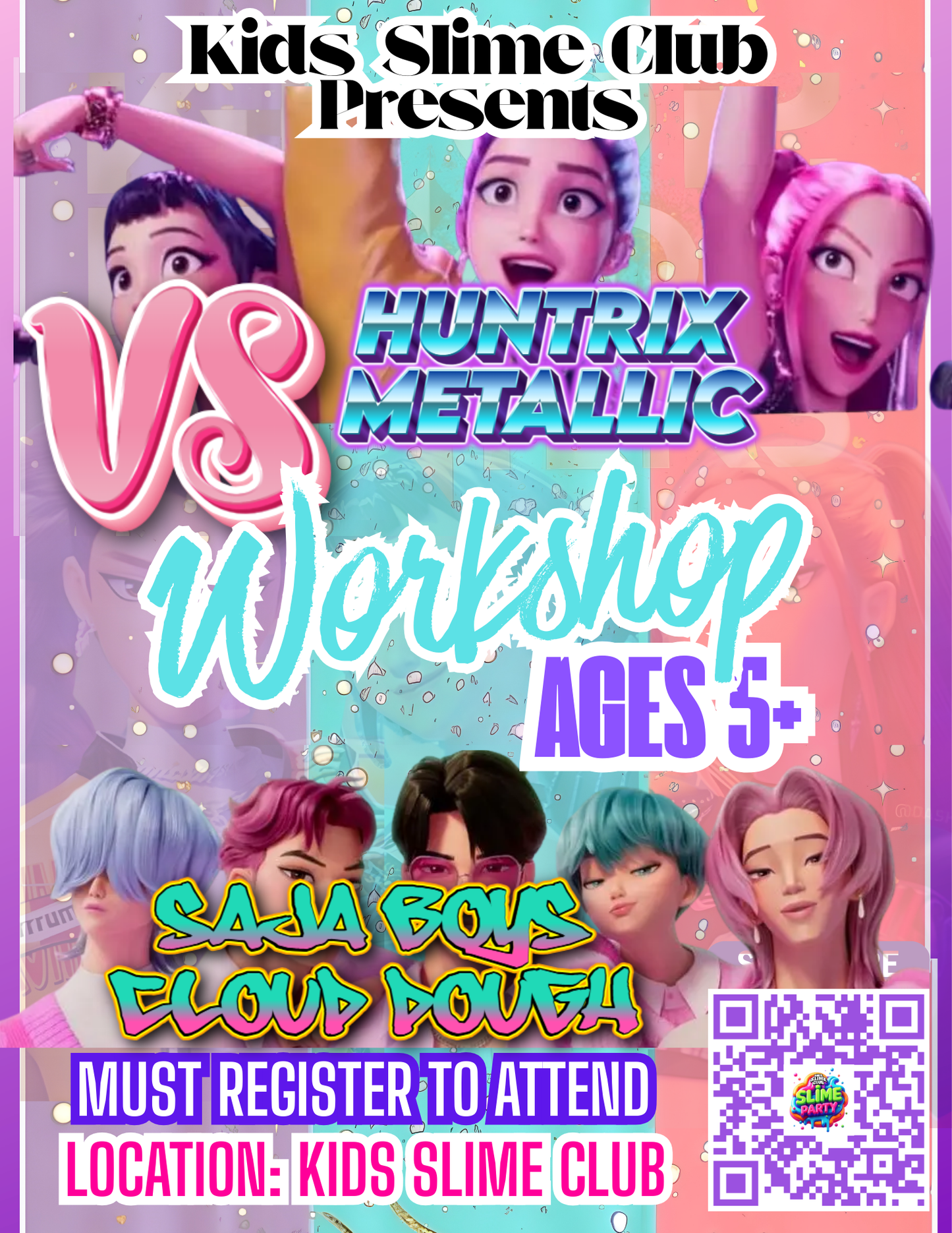 Versus Slime Workshop | Huntrix V. Saja Boys | Mar 11