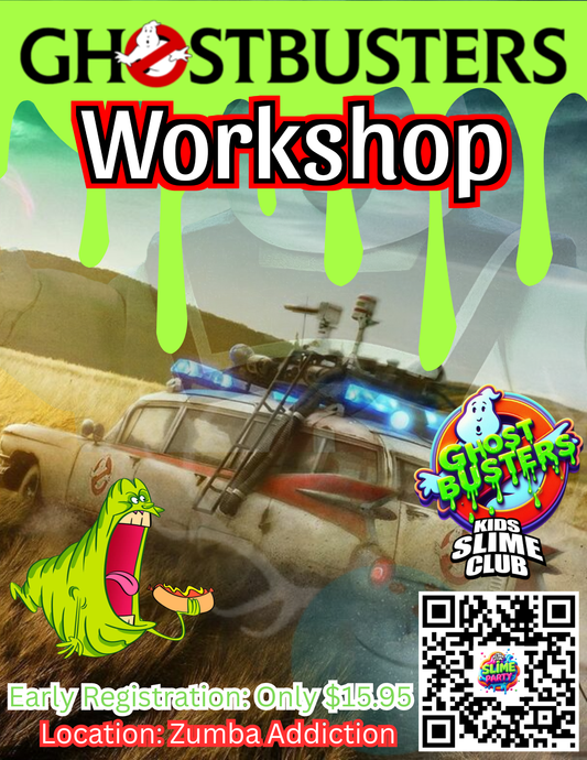 We Ain't Afraid Of No Ghost! Just Us For Our Special Ghostbusters Slime Workshop For Ages 3 And Up