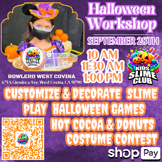 Halloween Slime Workshop | Sept 29