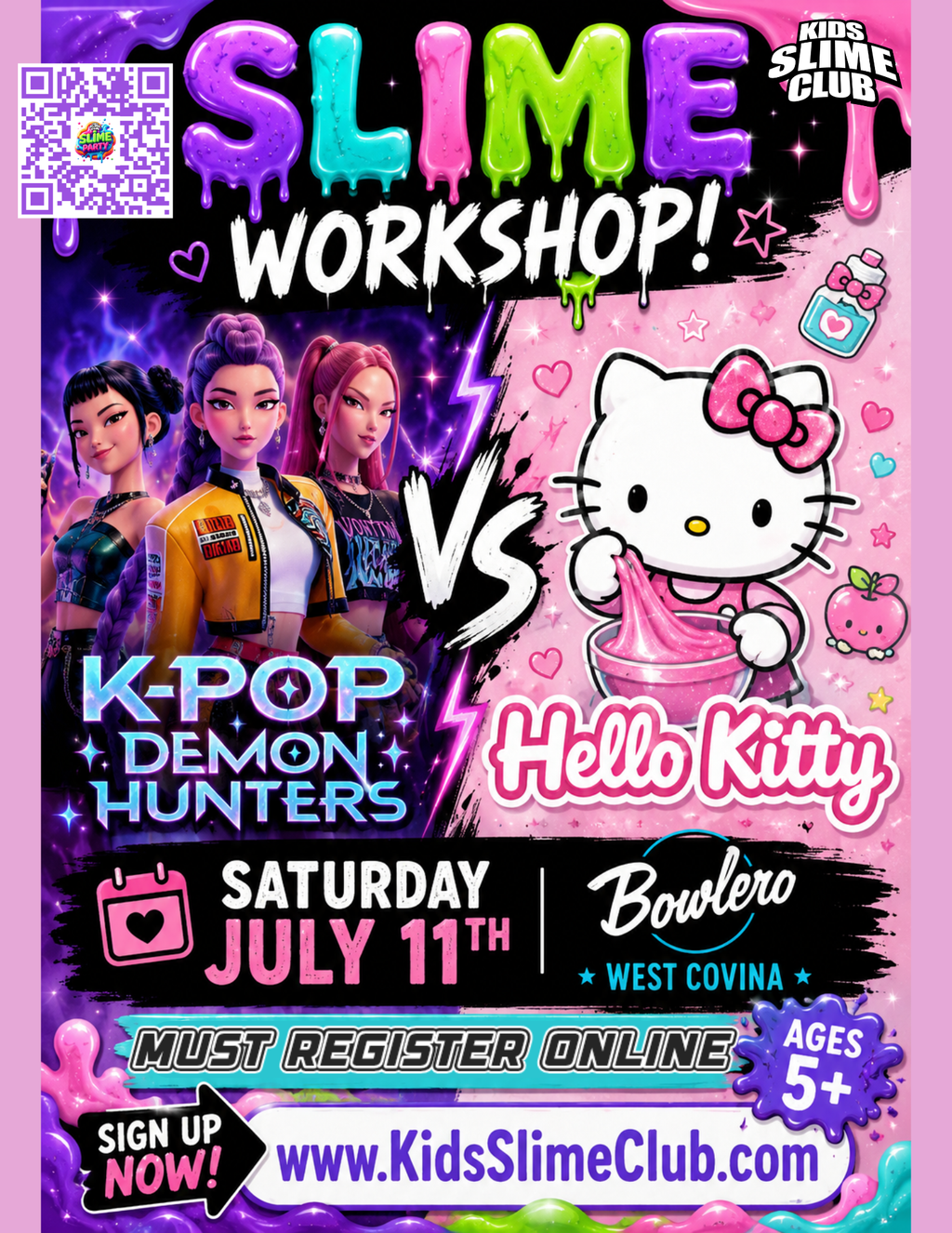 Huntrix Slime Workshop | July 11