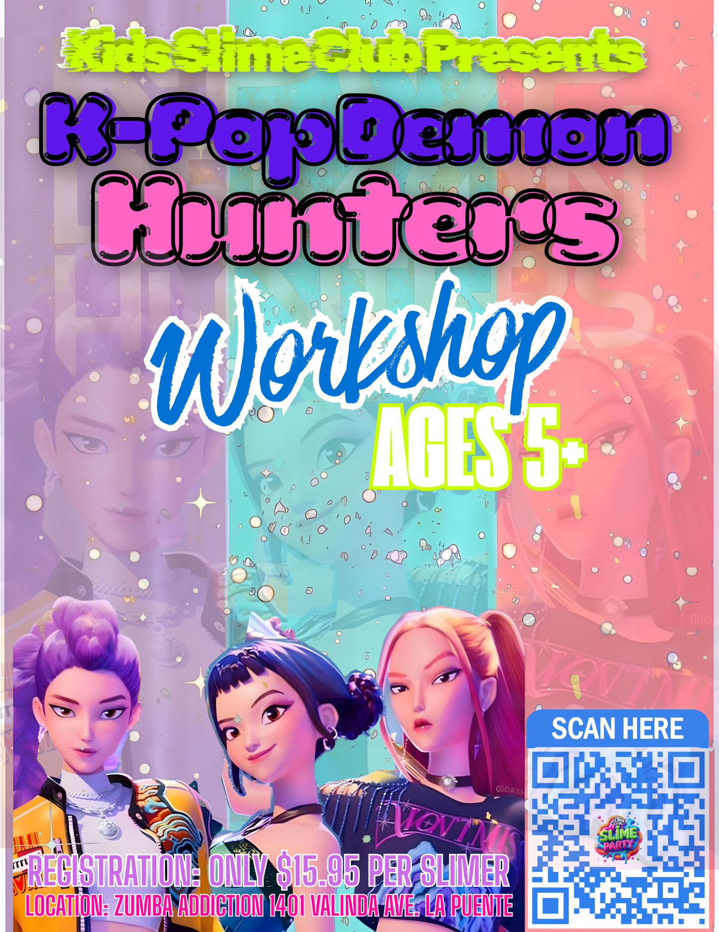 K-Pop Demon Hunters Slime Workshop | Oct 31