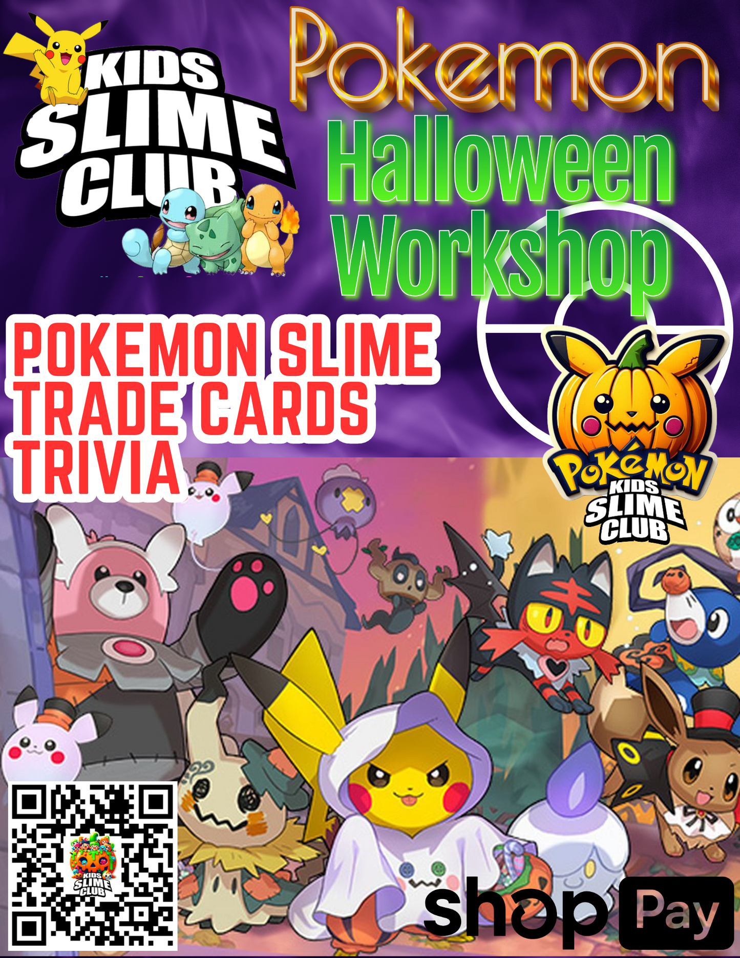 Pokemon Halloween Workshop | Oct 27