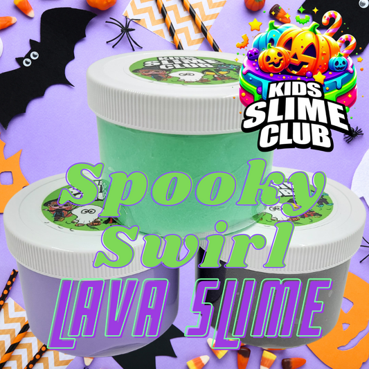 Spooky Swirl Designer Slime